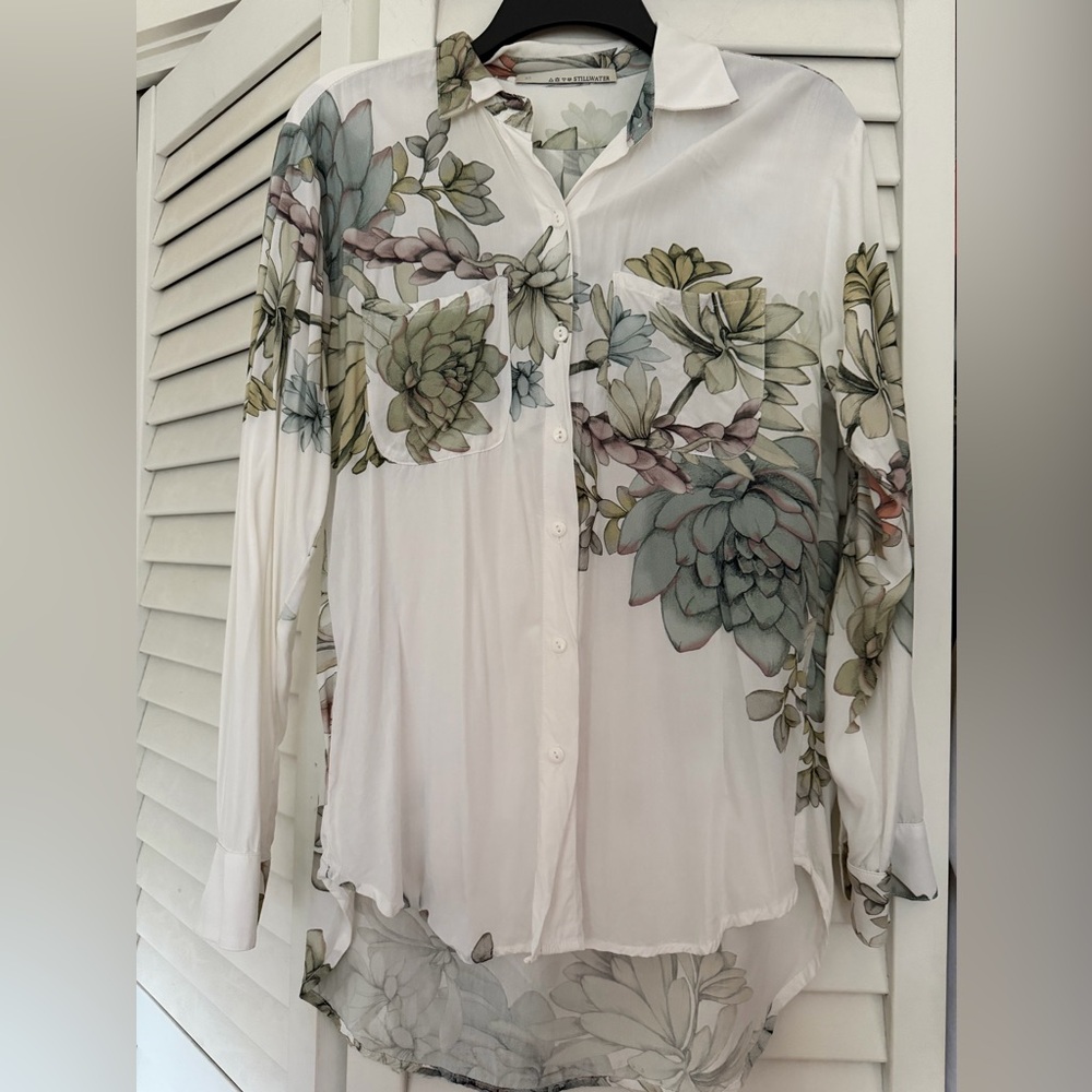 Stillwater The Brand Button Down Blouse Size XS